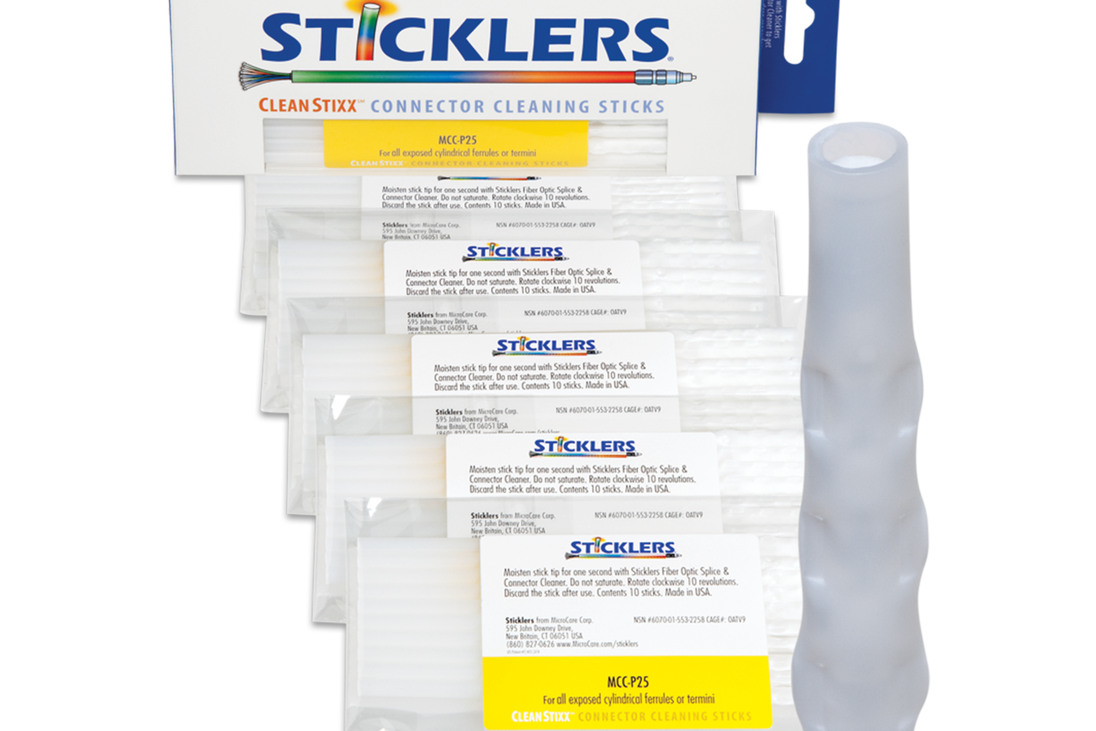 CleanStixx Fiber Optic Cleaning Swabs Arrow Wire & Cable